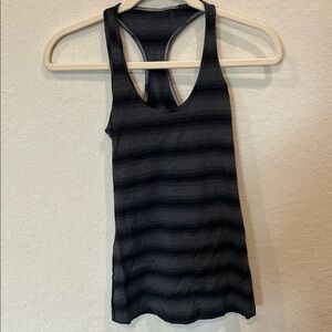 Lululemon Black Striped Women's Tank Top